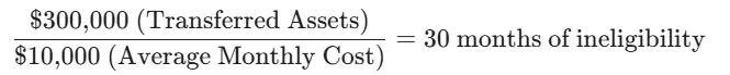 Miller Family penalty calculation